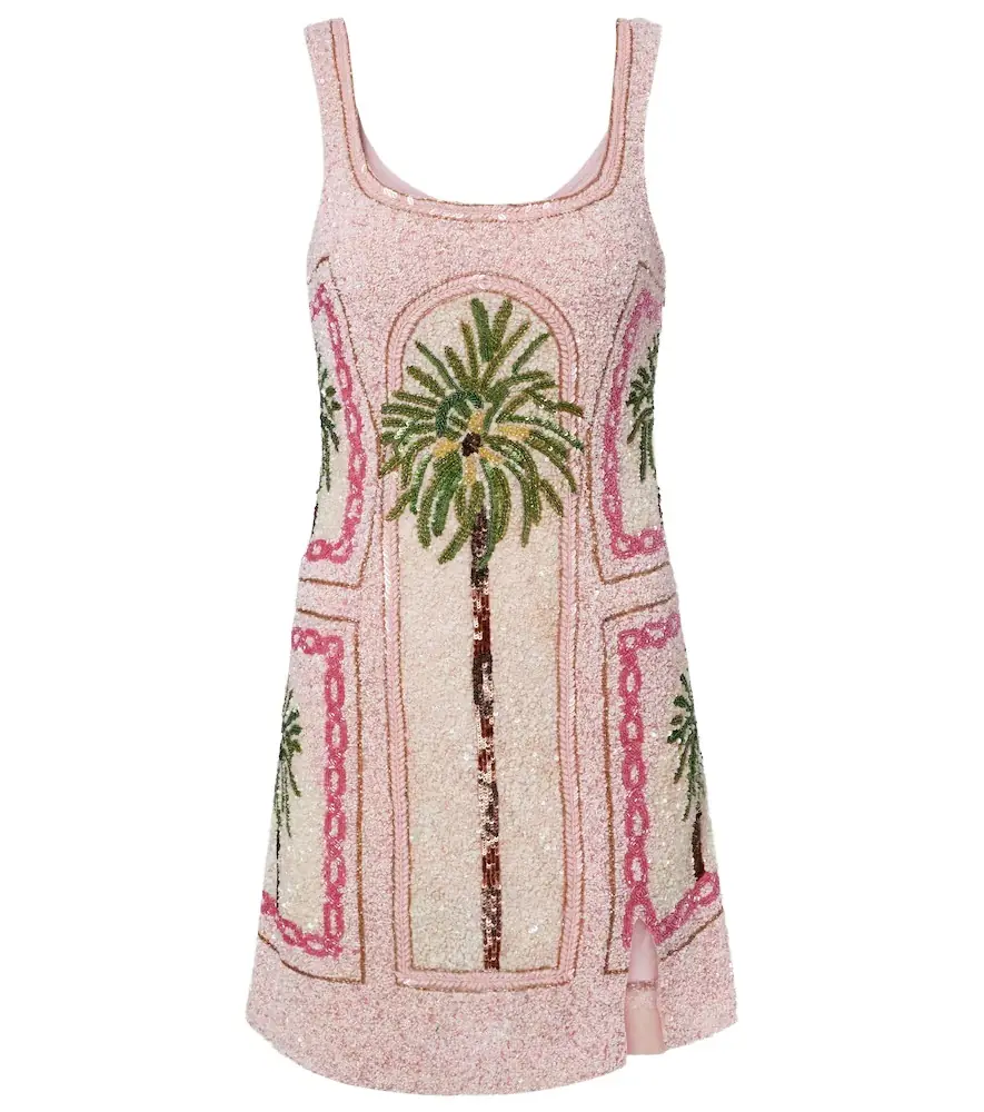 La Fuori Là Fuori Palm Jumeirah embellished minidress