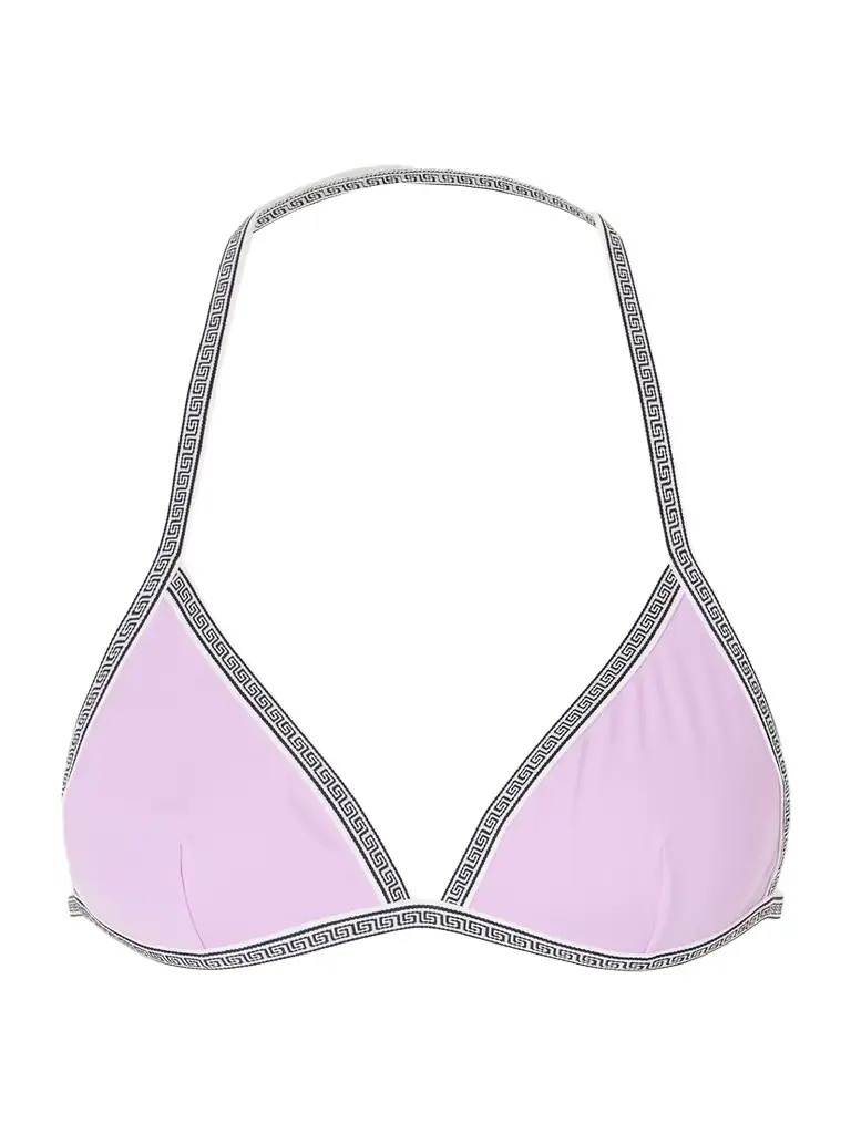 Versace Printed Bikini Top