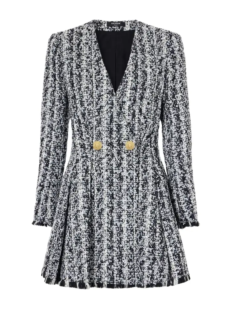 Balmain Tweed Mini Dress
