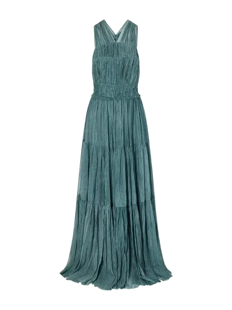 Ulla Johnson Freesia Tiered Silk-crepon Gown