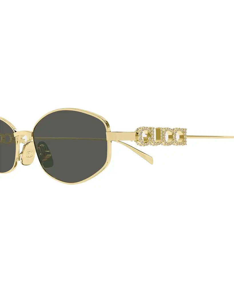 Gucci GG1802S Oval Metal Sunglasses