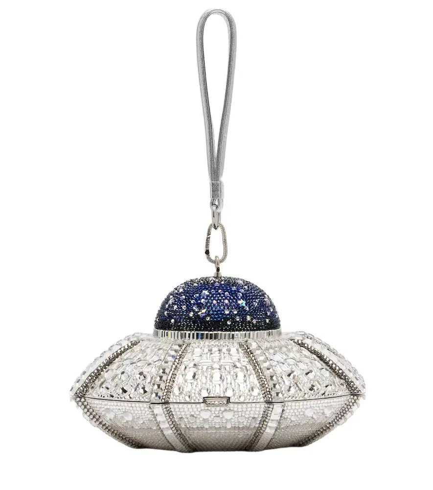 Judith Leiber Couture UFO crystal-embellished clutch