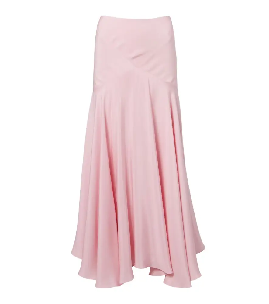 Rodarte Silk crêpe midi skirt