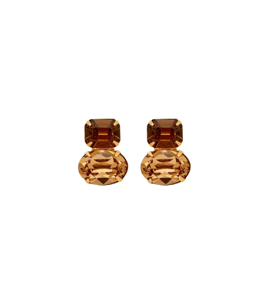 Jennifer Behr Maureen crystal-embellished earrings