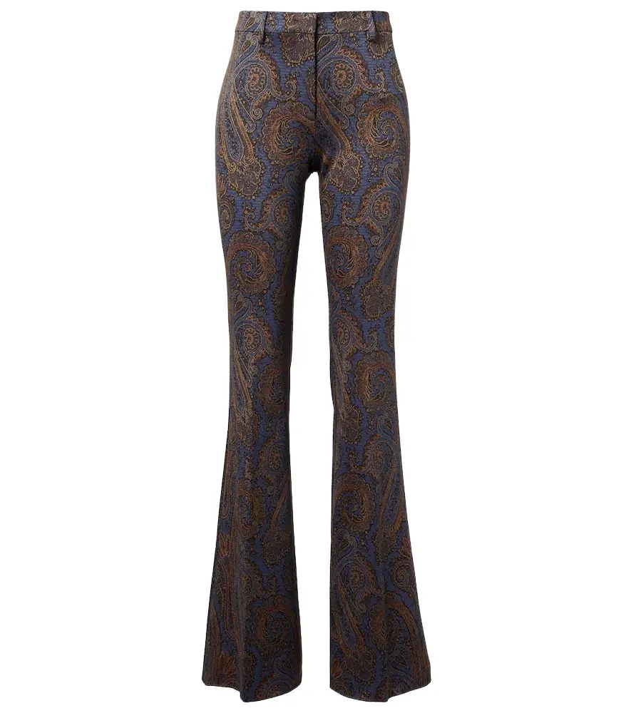 Etro Paisley flared pants
