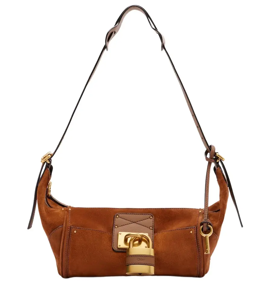 Chloe Chloé Paddington Small suede shoulder bag