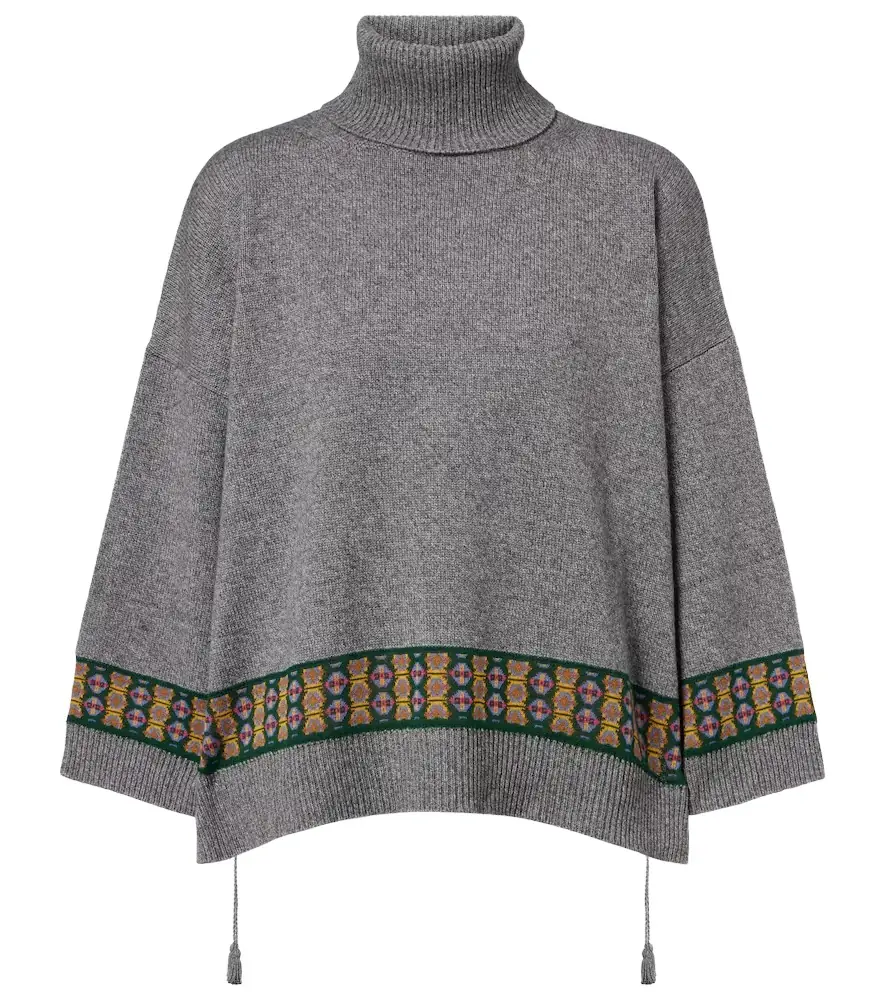 Etro Wool, cashmere, and cotton-blend sweater
