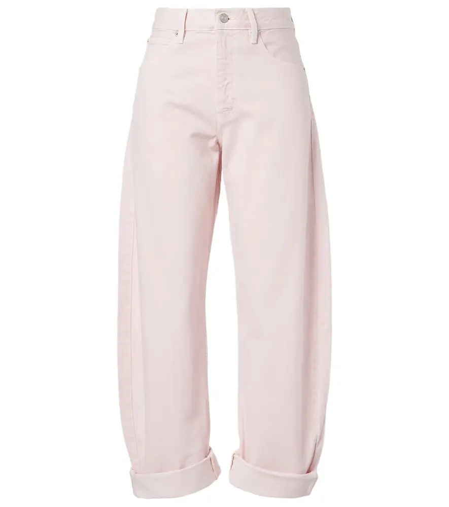 Frame Bubble barrel-leg jeans