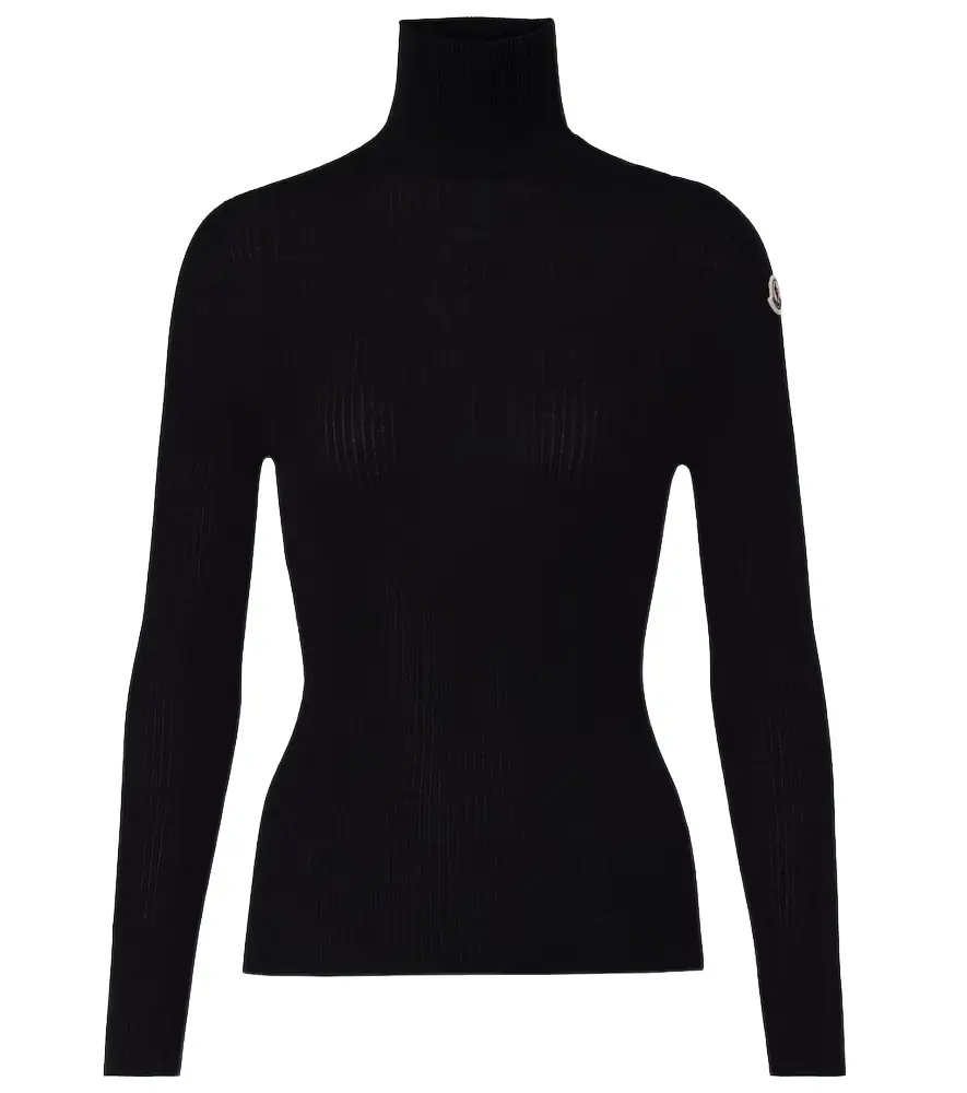Moncler Virgin wool turtleneck sweater