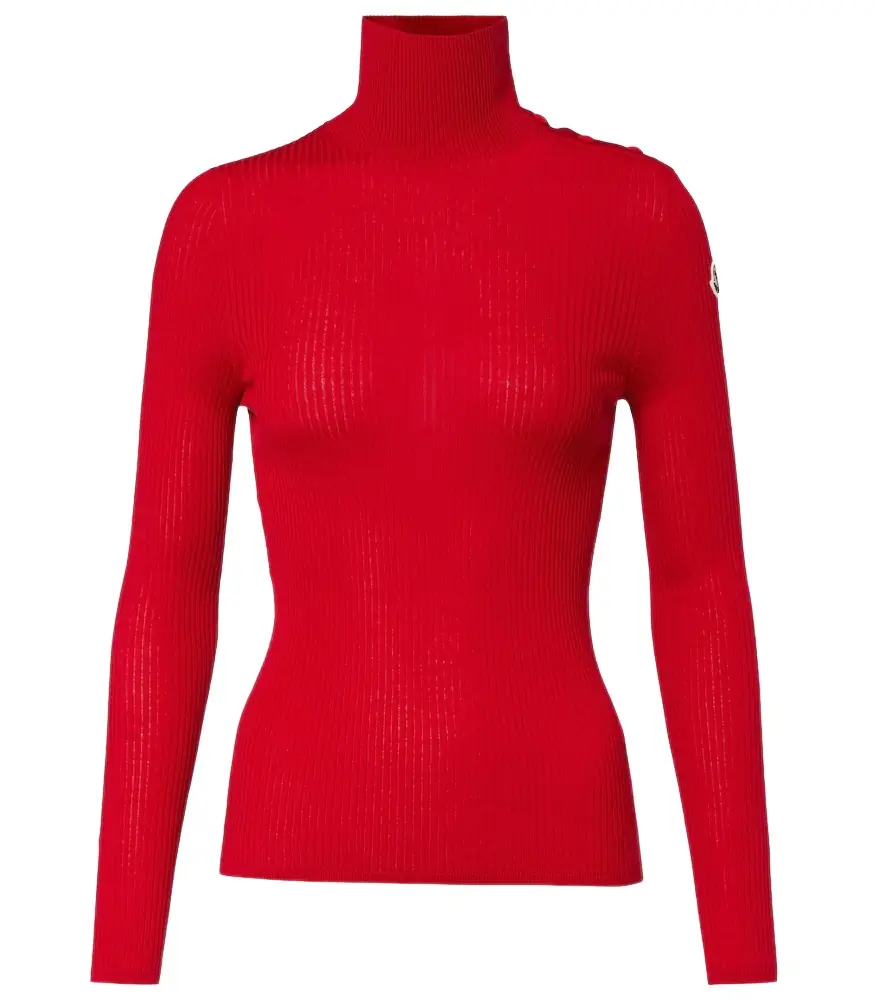 Moncler Virgin wool turtleneck sweater
