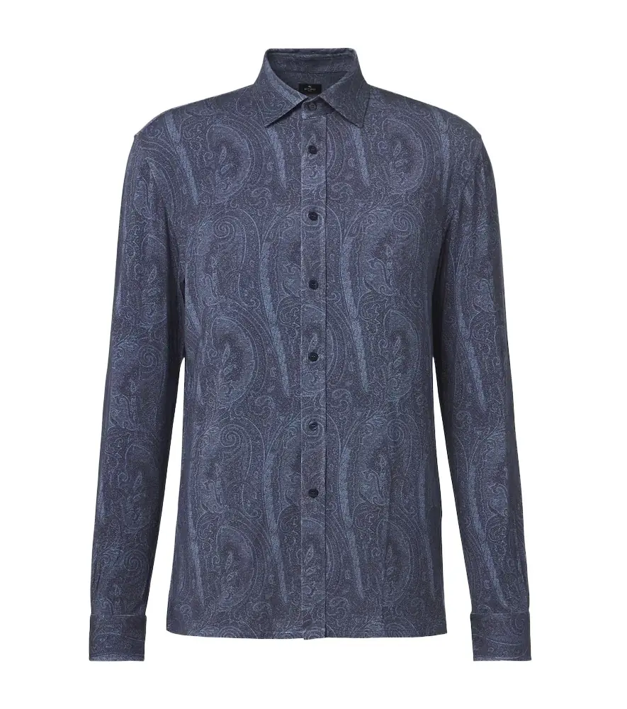 Etro Paisley jersey shirt