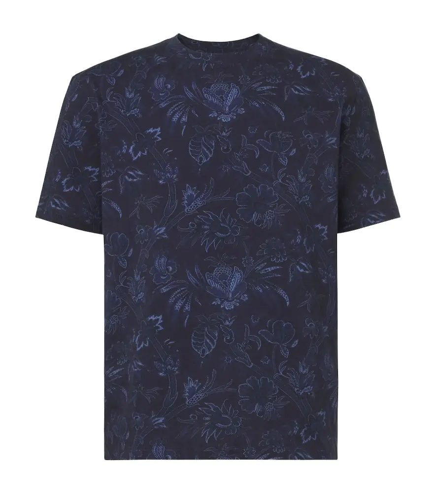 Etro Floral cotton T-shirt
