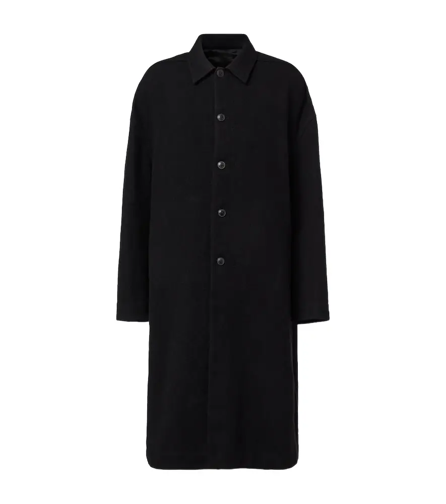Rick Owens Brad virgin wool coat
