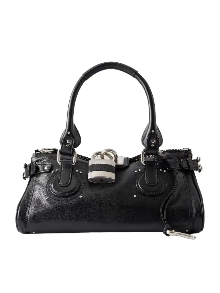 Chloé Paddington Full-grain Leather Shoulder Bag
