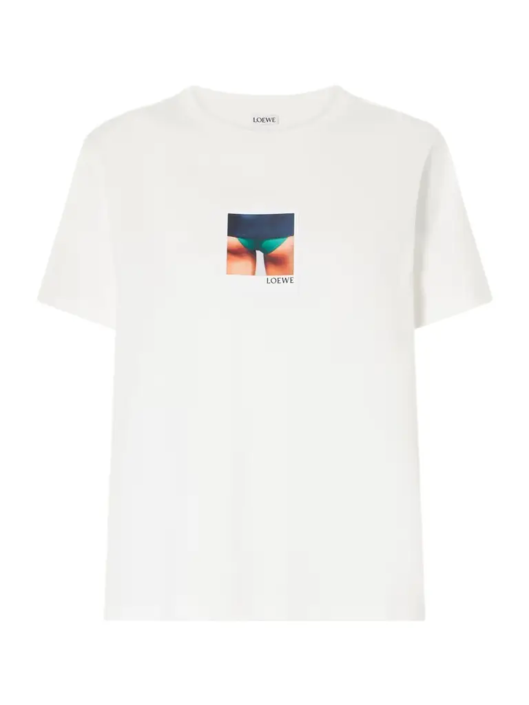 Loewe Appliquéd Cotton-jersey T-shirt