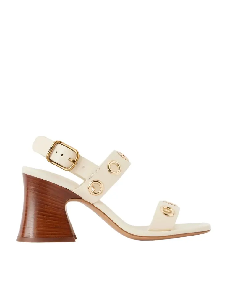Chloé Embellished Leather Sandals
