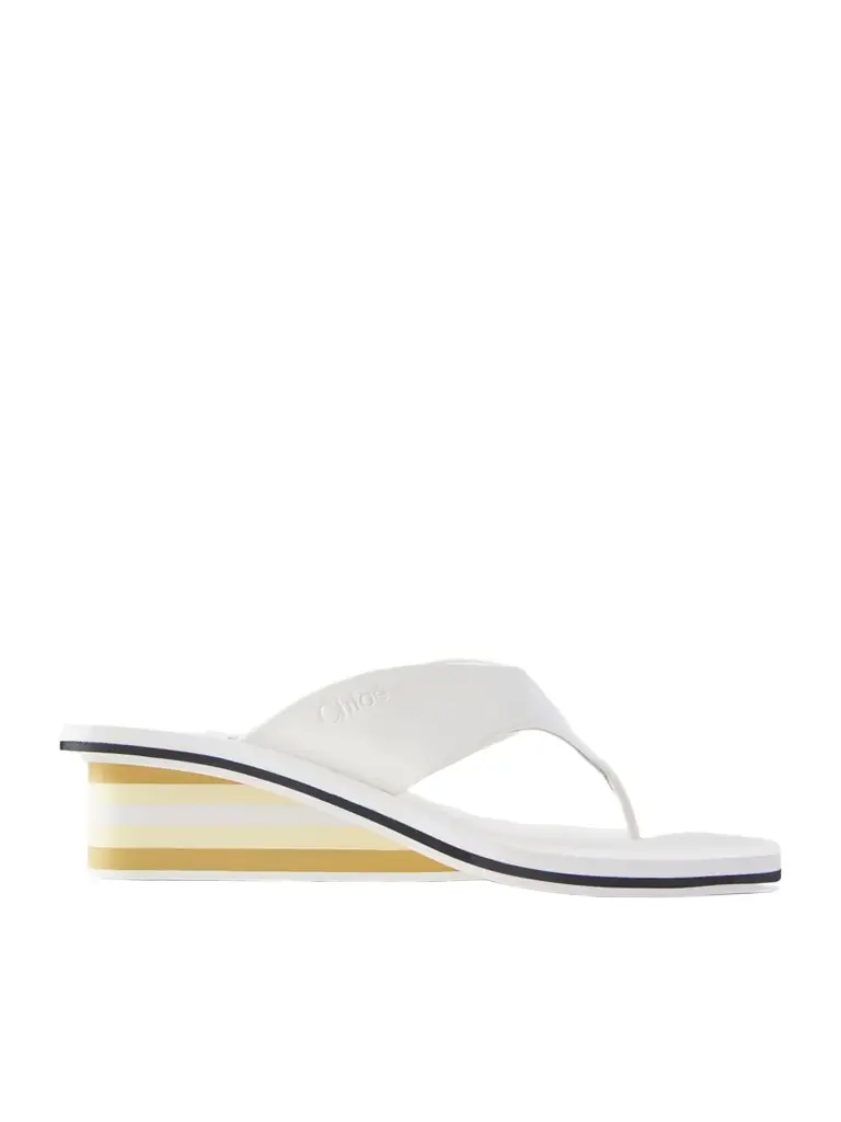 Chloé Swimming Cool Patent-leather Sandals
