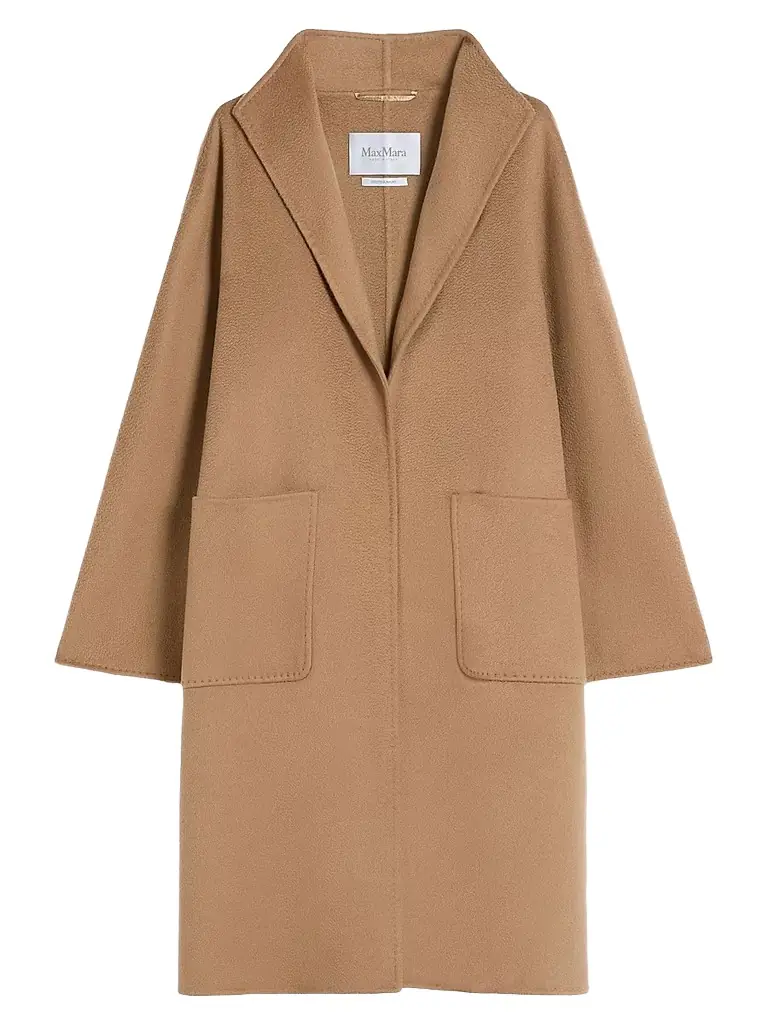 Max Mara Women's Midi Cashmere Cardigan Coat - Camel