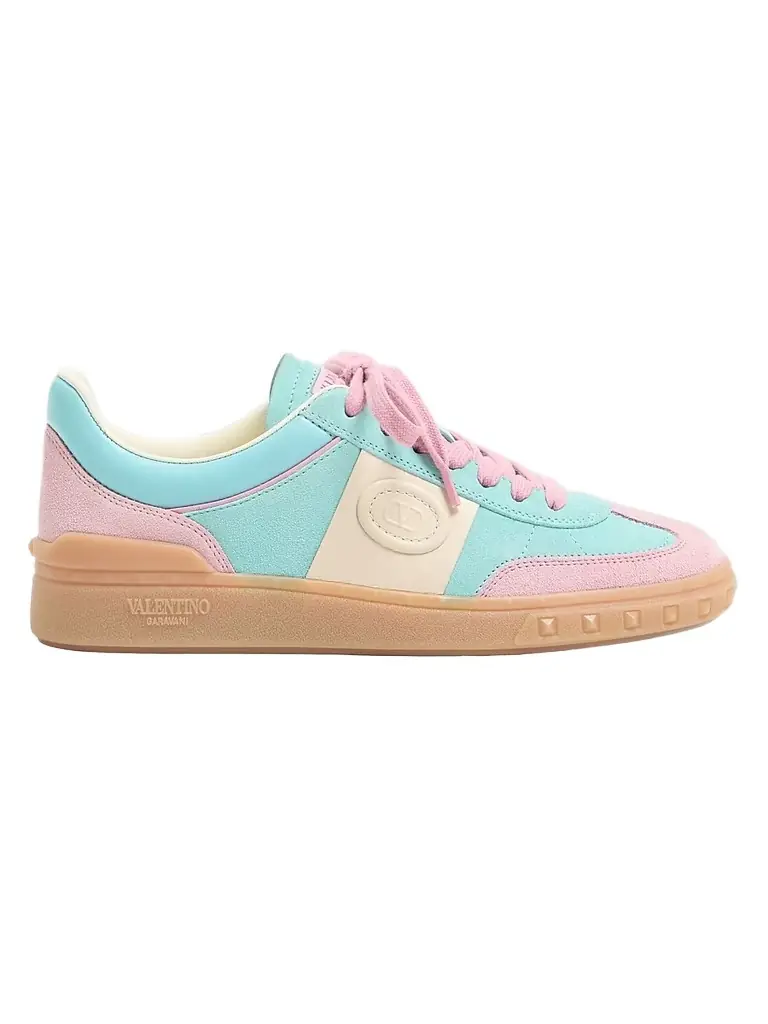 Valentino Garavani Women's Upvillage Crosta Sneakers - Azure - Women's Clothing