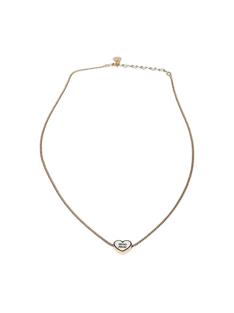 Miu Miu Women's Metal Necklace - White - Women's Jewelry And Watches