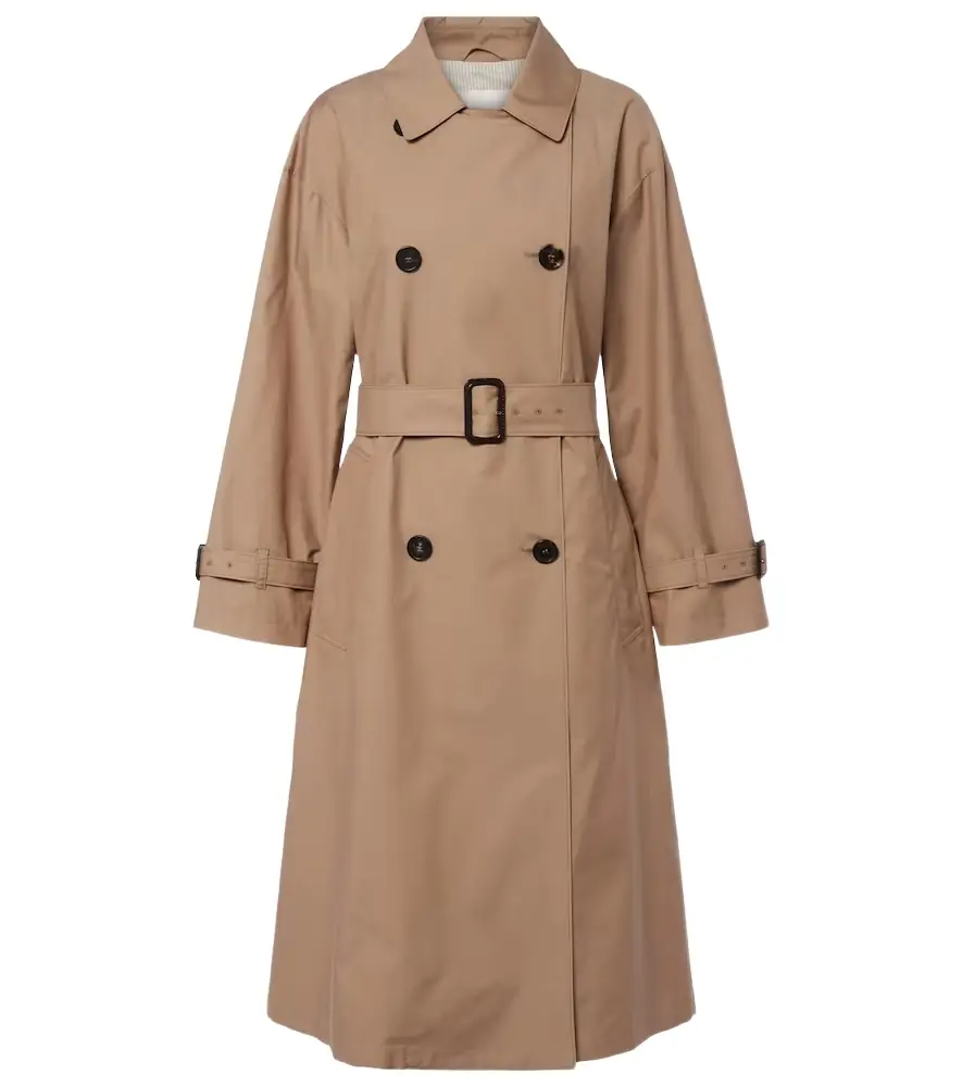Max Mara Cotton-blend trench coat