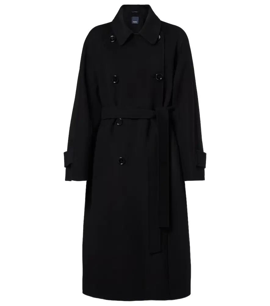 'S Max Mara Double-breasted virgin wool coat
