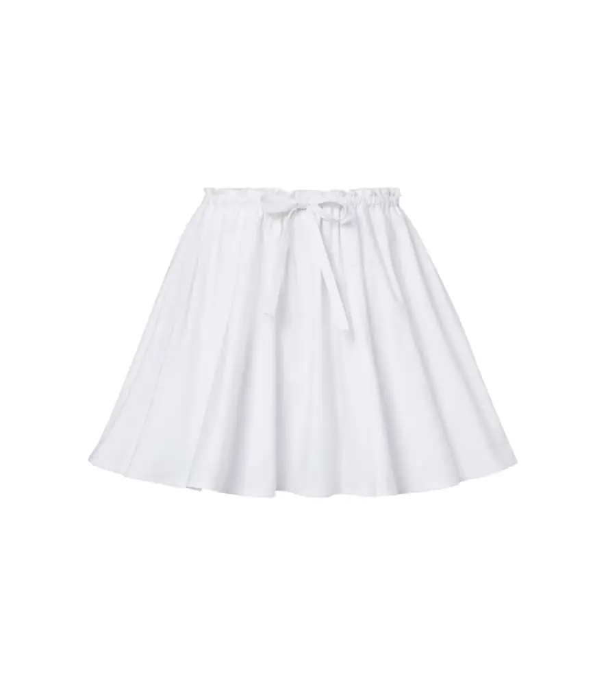 Givenchy Pleated cotton poplin miniskirt