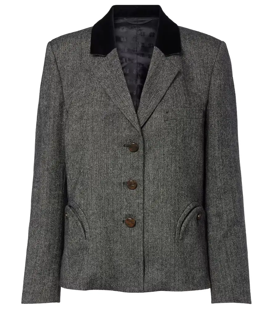 Blaze Milano Blazé Milano Shelley wool-blend tweed blazer