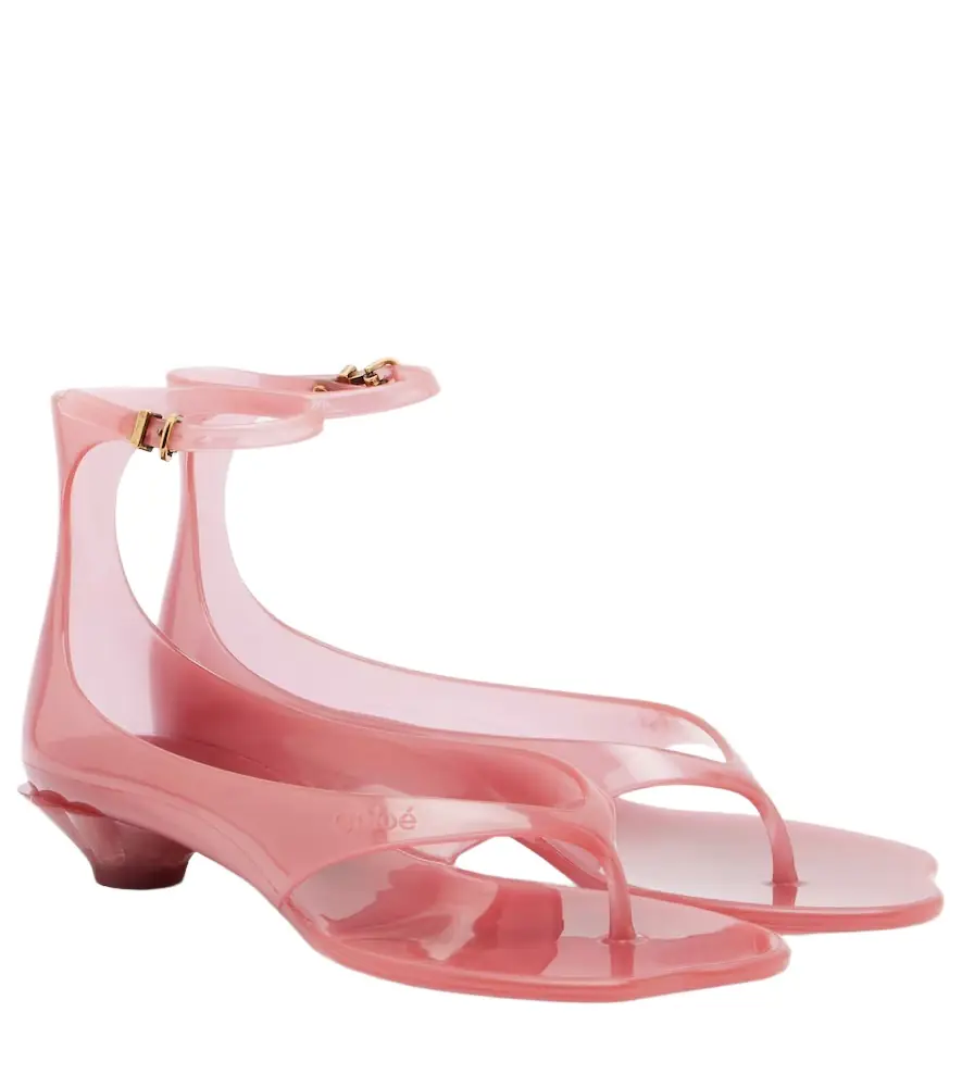 Chloe Chloé Chloé Jelly TPU thong sandals