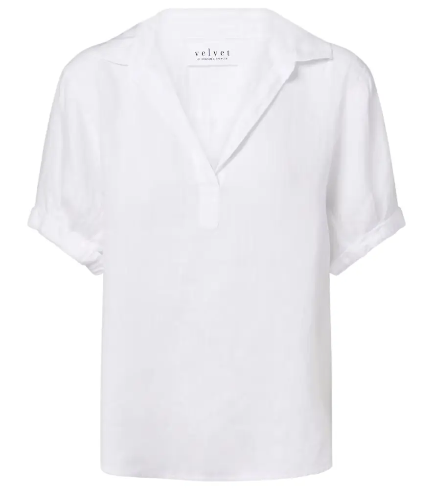 Velvet Vivica linen top