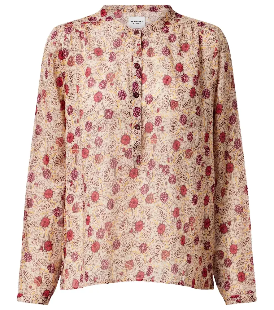 Marant Etoile Maria printed cotton shirt