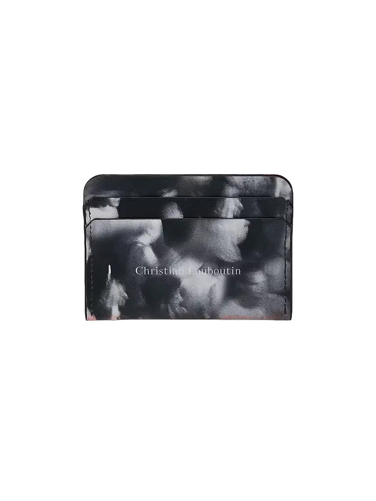 Christian Louboutin Men's Canopy Card Case - Black White