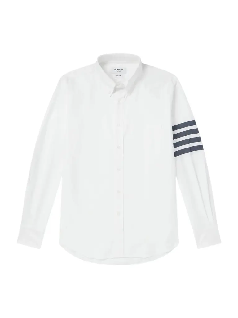 Thom Browne Striped Cotton Shirt - Men - Women's Clothing