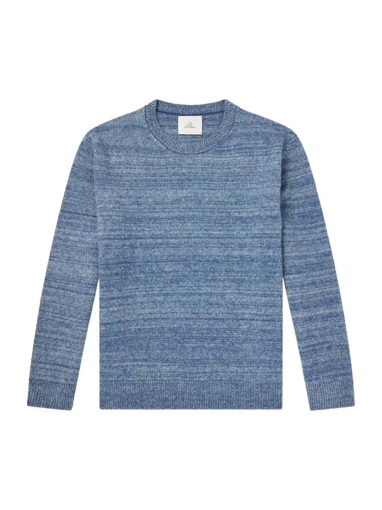 The Elder Statesman Nimbus Striped Cashmere and Silk-Blend Sweater - Men - Women's Clothing