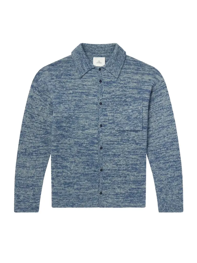 The Elder Statesman Knitted-Cashmere and Silk-Bend Cardigan - Men - Women's Clothing