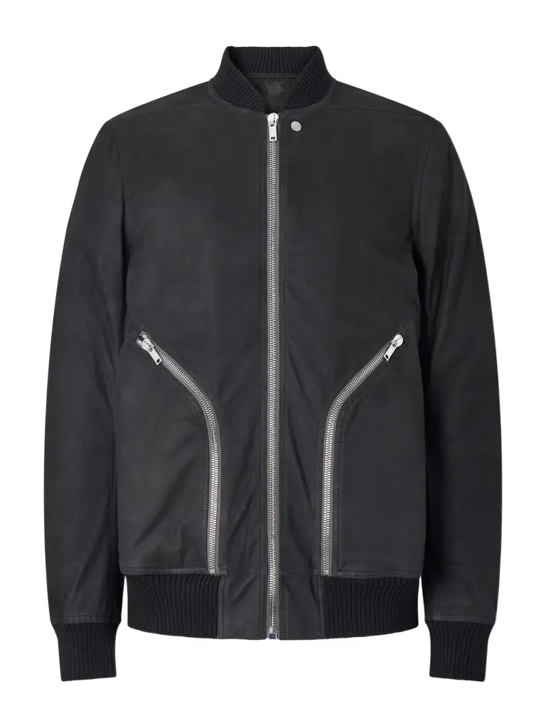 Rick Owens Bauhaus Leather Zip-Up Flight Jacket - Men - Women's Clothing