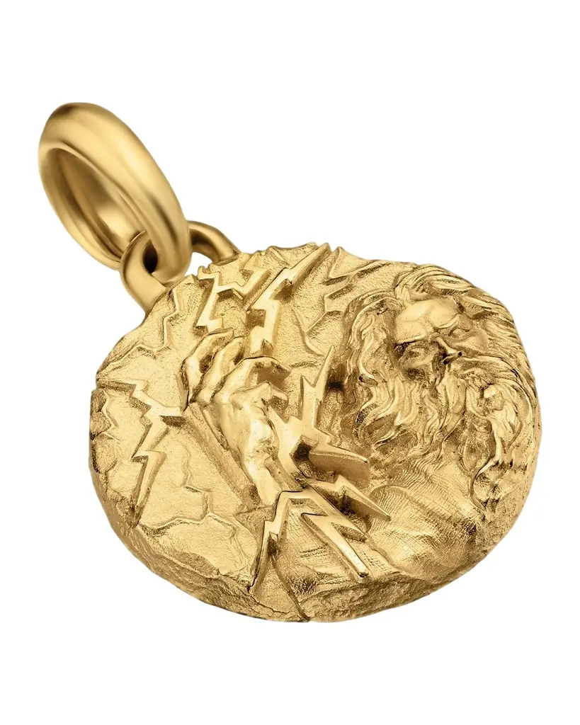 David Yurman Men 's Zeus Amulet in 18K Yellow Gold, 24mm