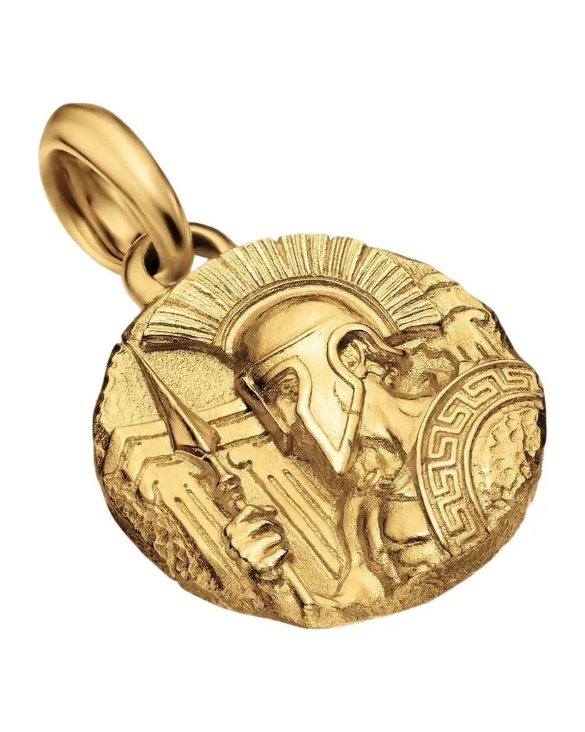 David Yurman Men 's Ares Amulet in 18K Yellow Gold, 24mm