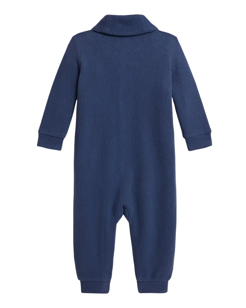 Polo Ralph Lauren Boy 's Estate-Rib Cotton Coverall, Size 3M-12M