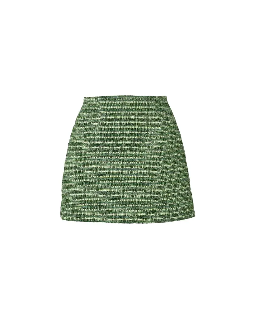 Carolina Herrera Tweed Mini Skirt