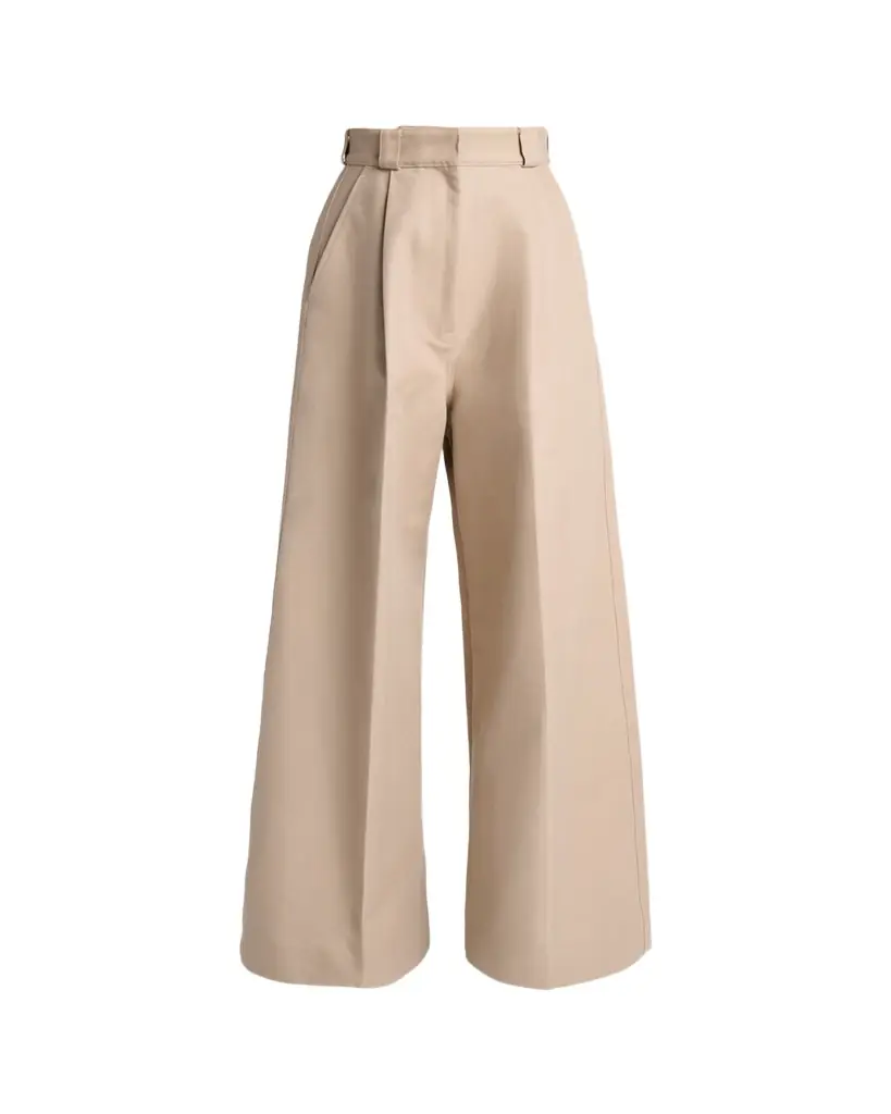 Balenciaga High-Rise Pleated Wide-Leg Pants