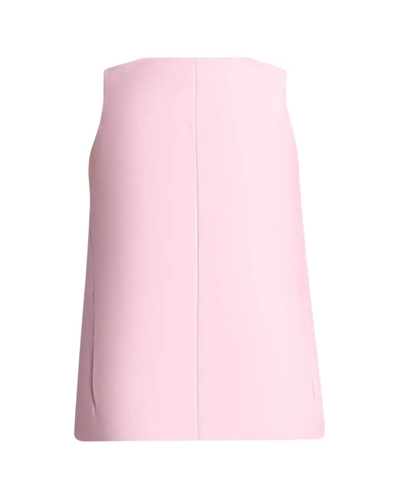 Balenciaga Sleeveless Silk-Wool Mini Sack Dress