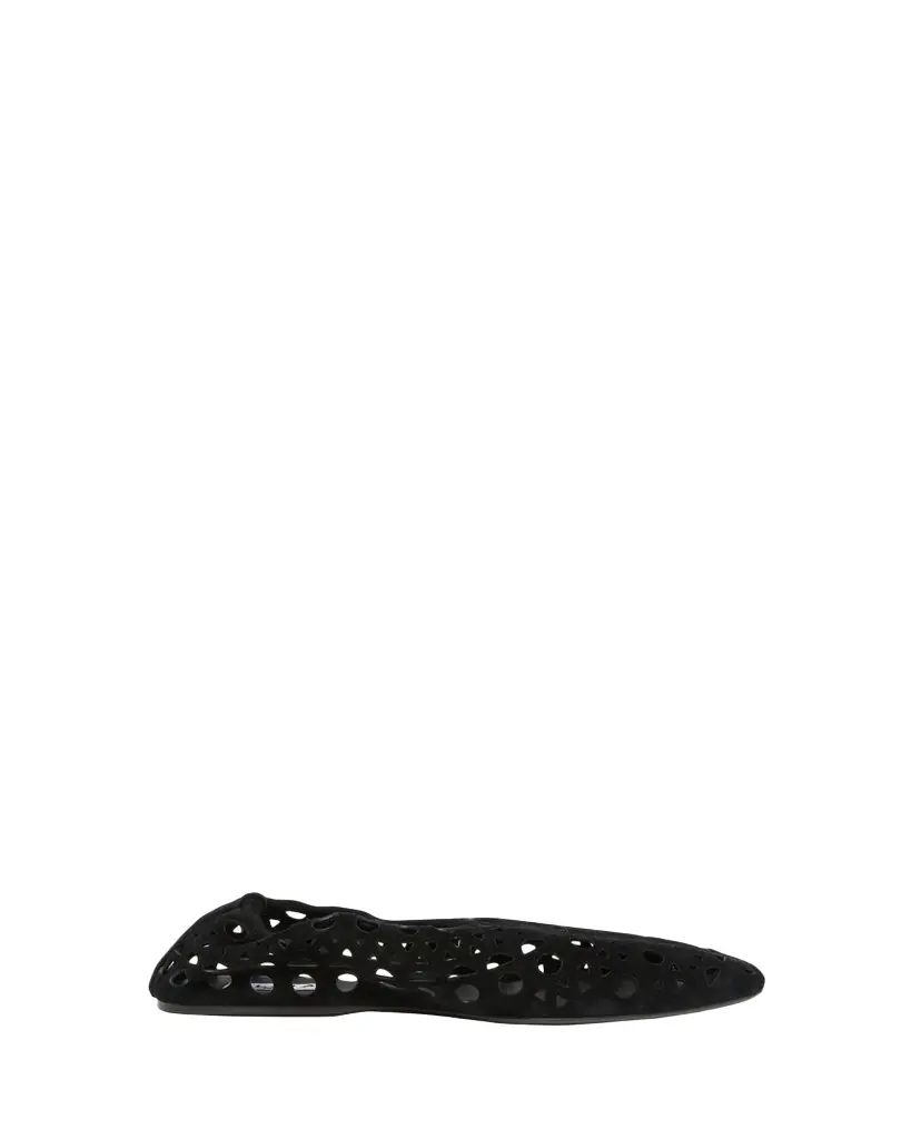 ALAIA Neo Vienne Suede Slippers