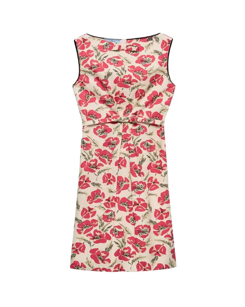 Prada Floral Soft Poplin Dress