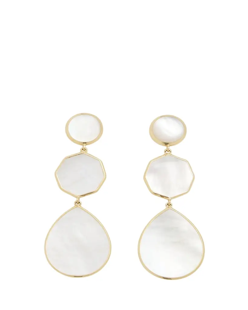 Ippolita Crazy 8's 3-Stone Drop Earrings in 18K Gold