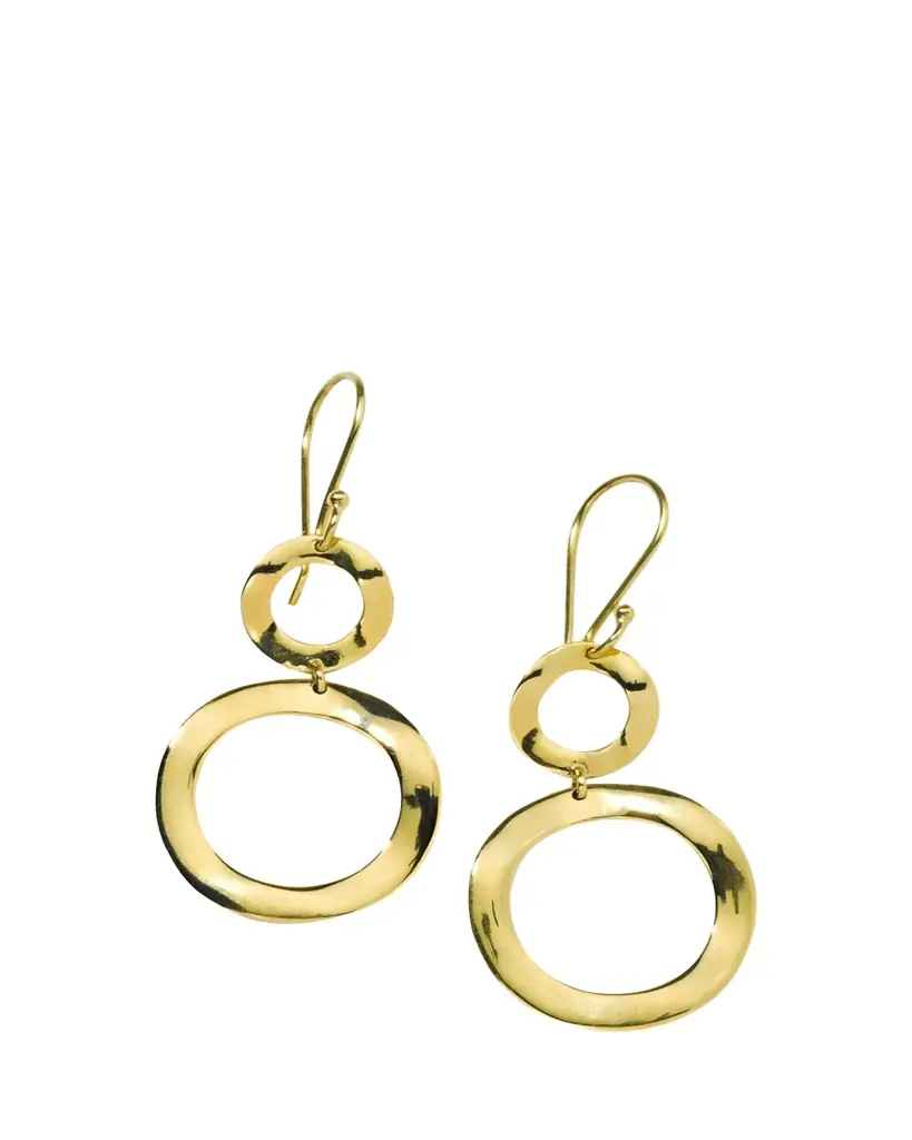 Ippolita Mini Snowman Earrings in 18K Gold