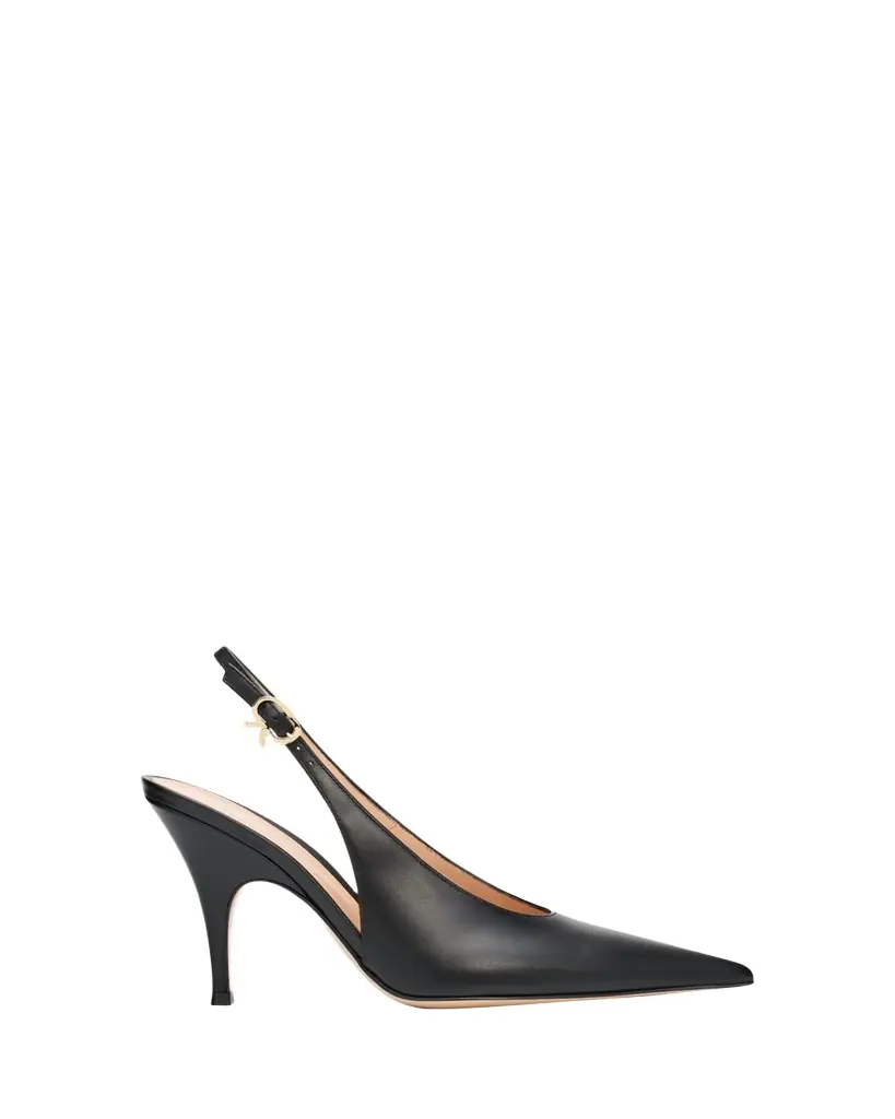 Gianvito Rossi 95mm Sofia Leather Slingback Pumps