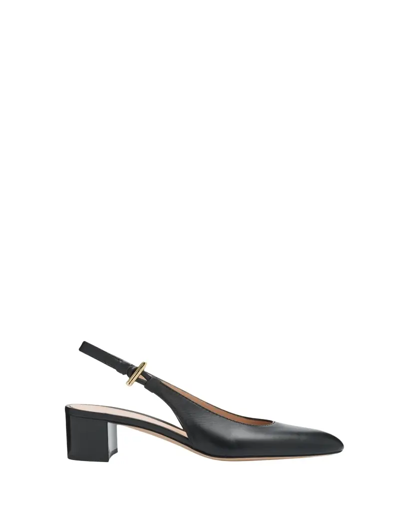 Gianvito Rossi 45mm Leather Slingback Pumps