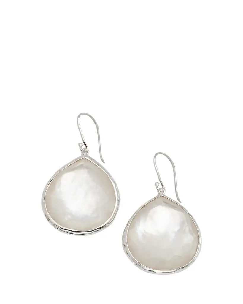 Ippolita Large Teardrop Earrings in Sterling Silver