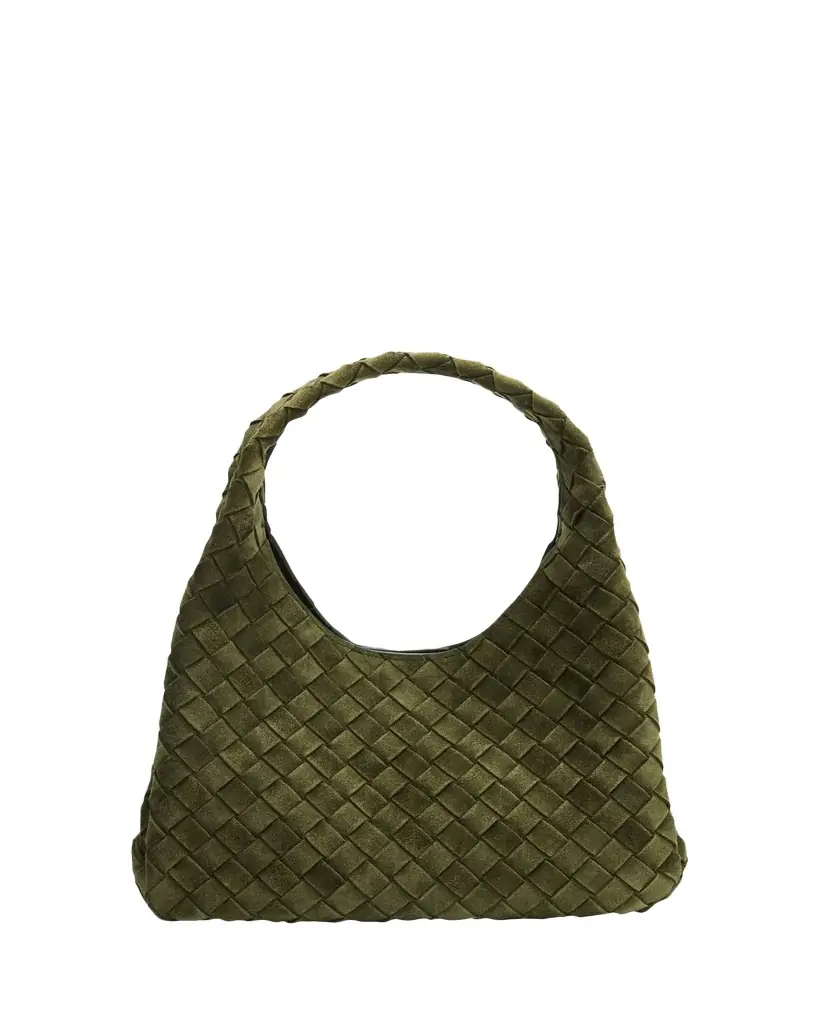 Bottega Veneta Campana Small Suede Top-Handle Bag - Women's Bags